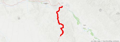 Southwestern Horseshoe Trail stage 98 Map