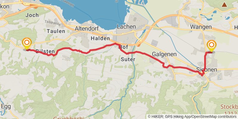 Camino Rankweil-Geneva stage 5 Map