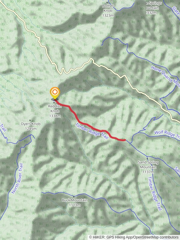 Timber Ridge Trail Out and Back