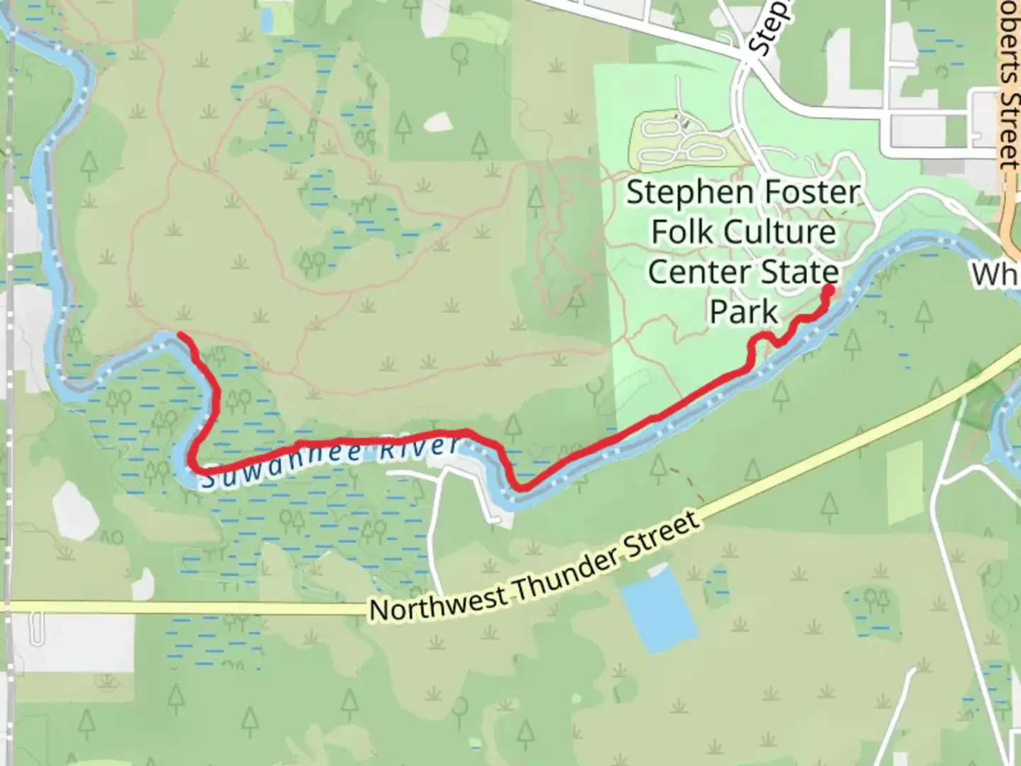 An image depicting the trail Florida Trail from Lillian Sanders Drive and its surrounding area.