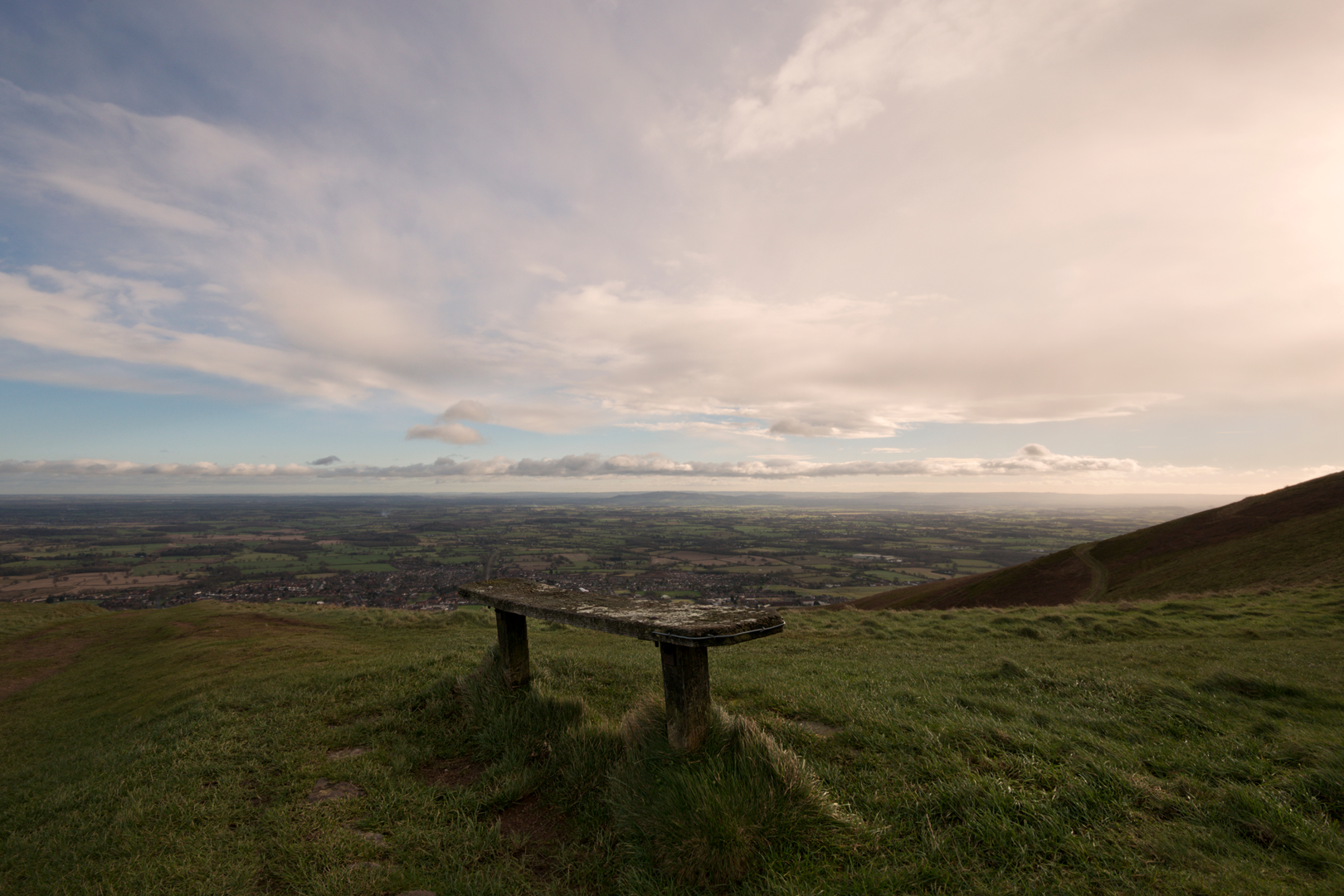 An image depicting the trail Hills Loop in North Worcestershire and its surrounding area.