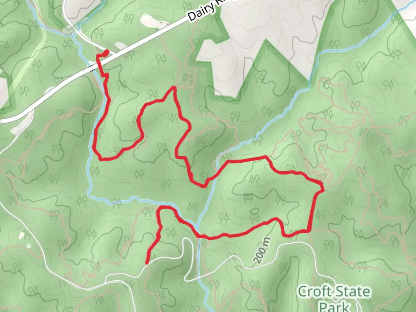 An image depicting the trail Kelsey Creek - Palmetto Trail and its surrounding area.