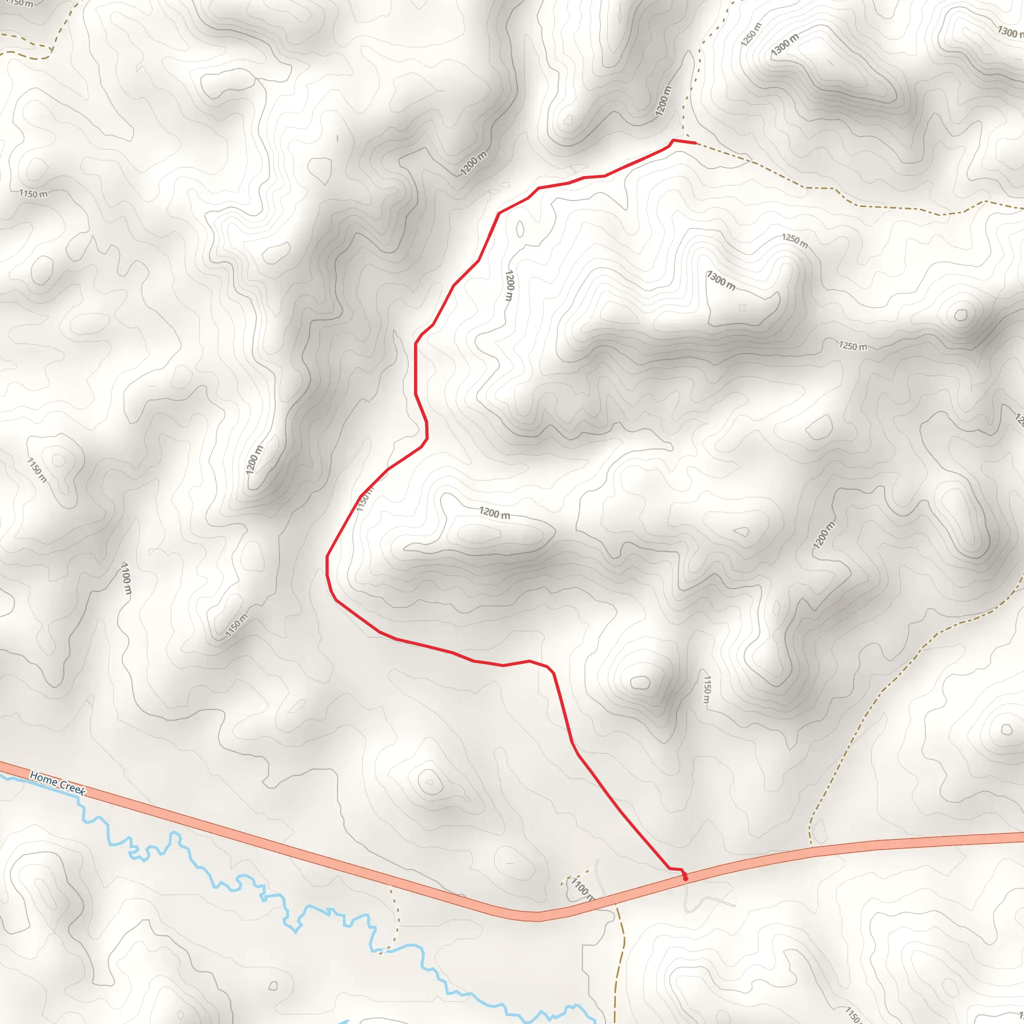 Fly Creek Trail mobile static map