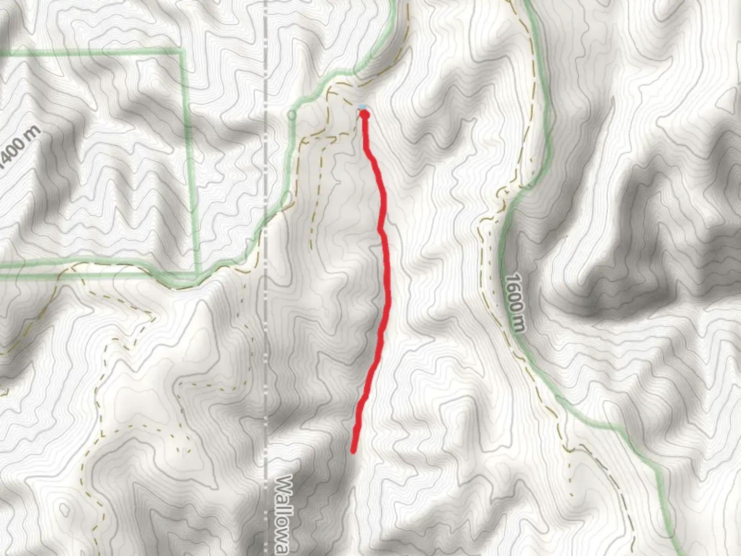 An image depicting the trail South Fork Walla Walla River and its surrounding area.
