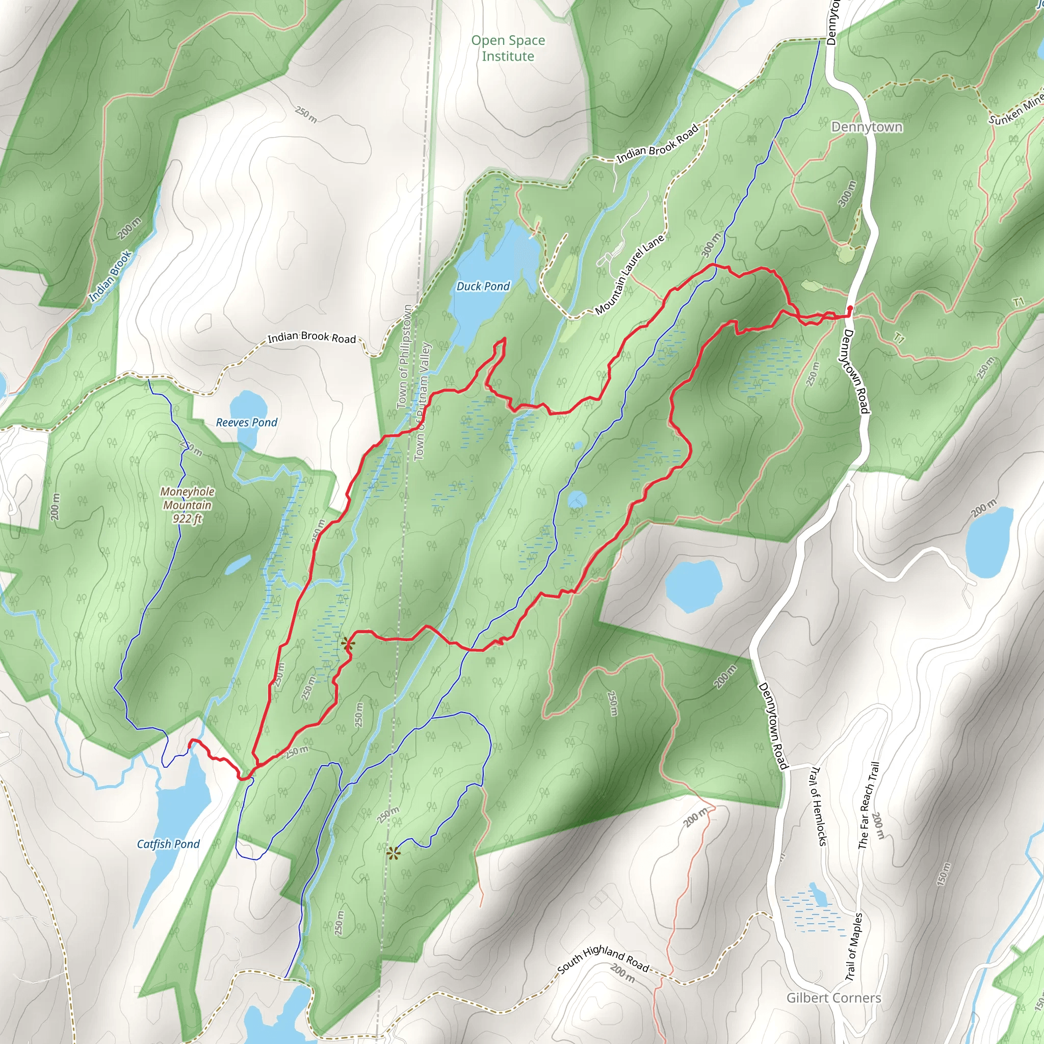 Catfish Loop via Appalachian Trail mobile static map