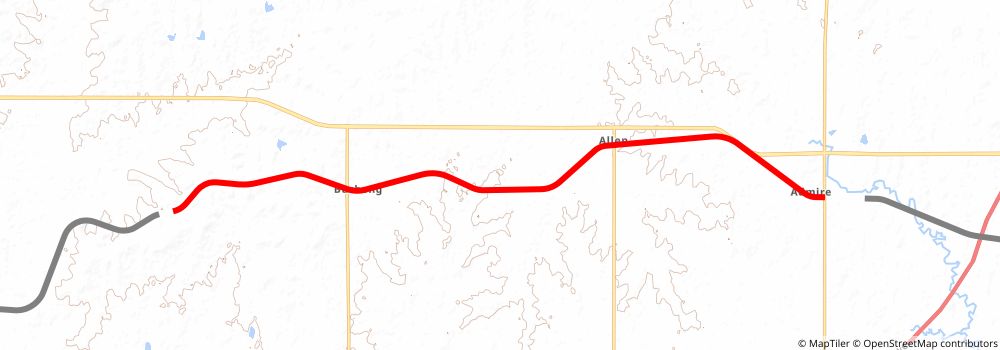 American Discovery Trail South Route stage 174 Map