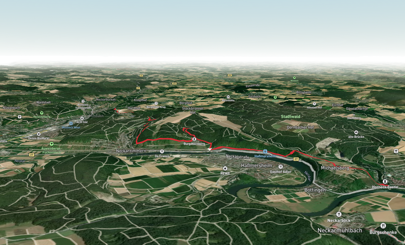 Mosbach to Horneck Castle Walk