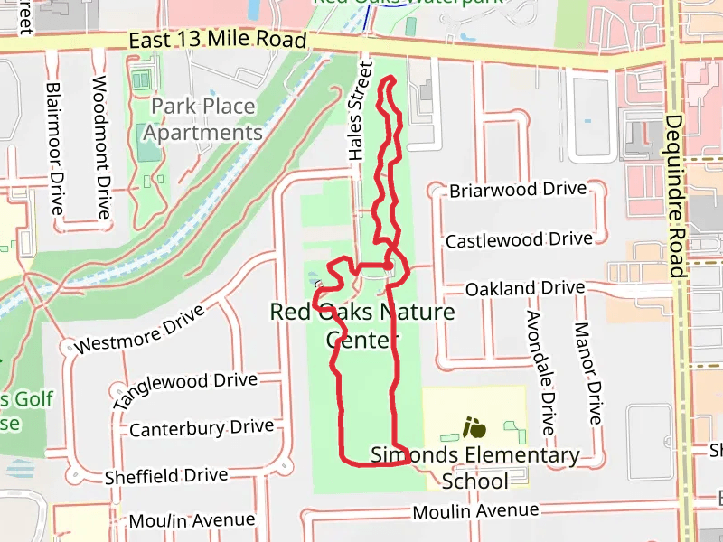 Habitat Trail, Forest Trail and Sensory Loop Trail
