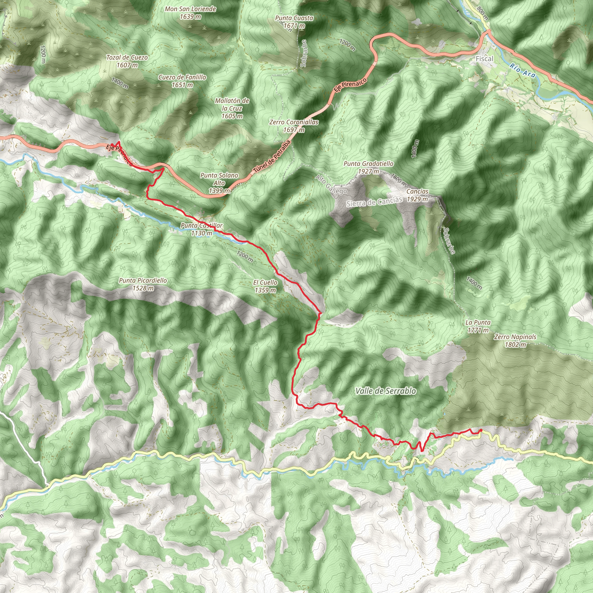 Fanlillo - Laguarta PR HU 7 mobile static map
