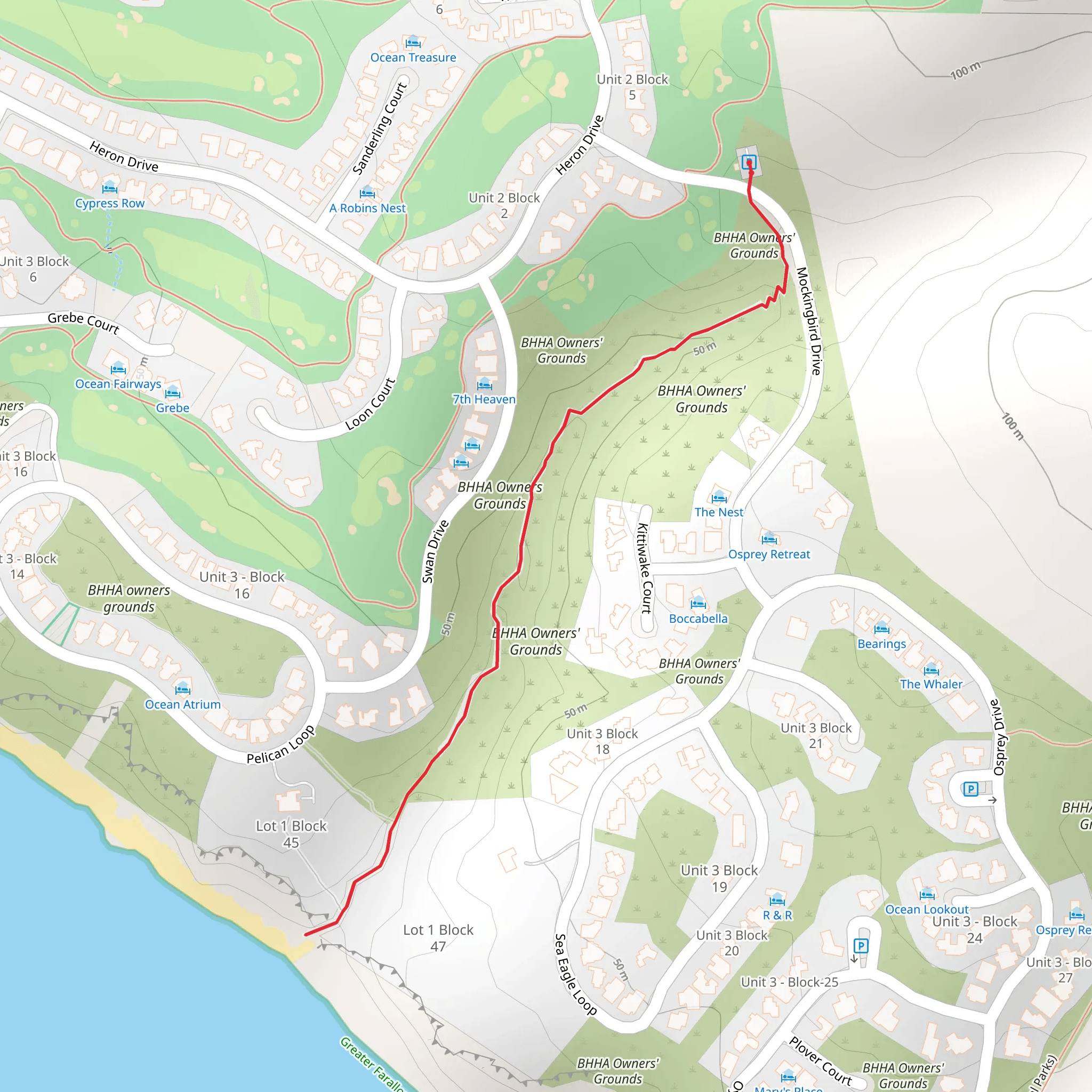 Pinnacle Gulch Trail mobile static map
