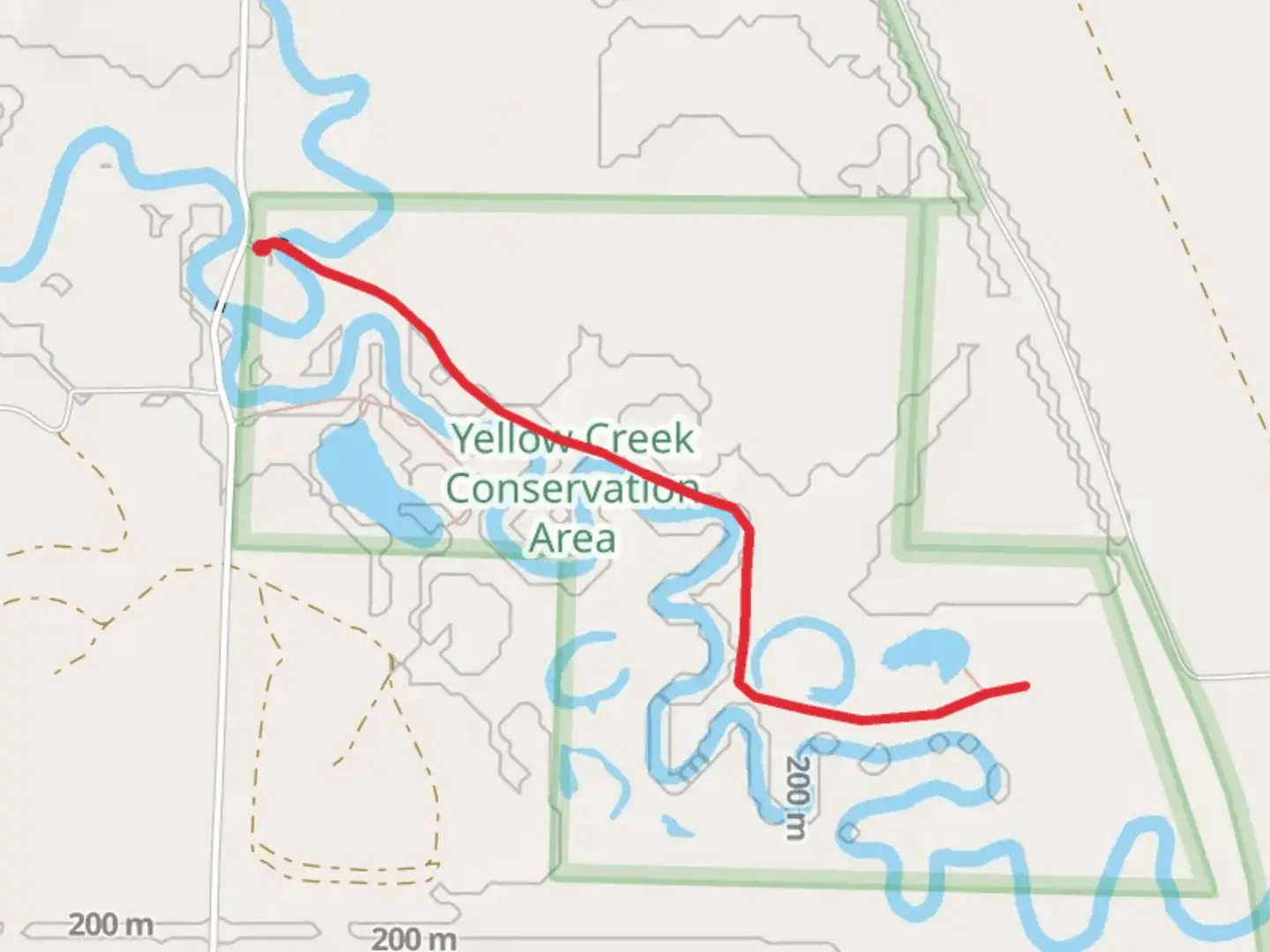 An image depicting the trail North Trail and its surrounding area.