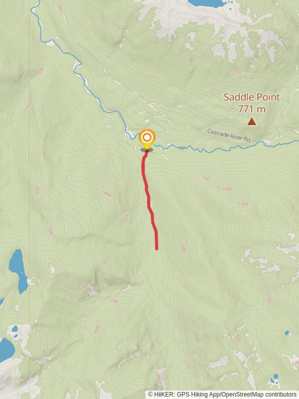 Kindy Creek Trail mobile static map