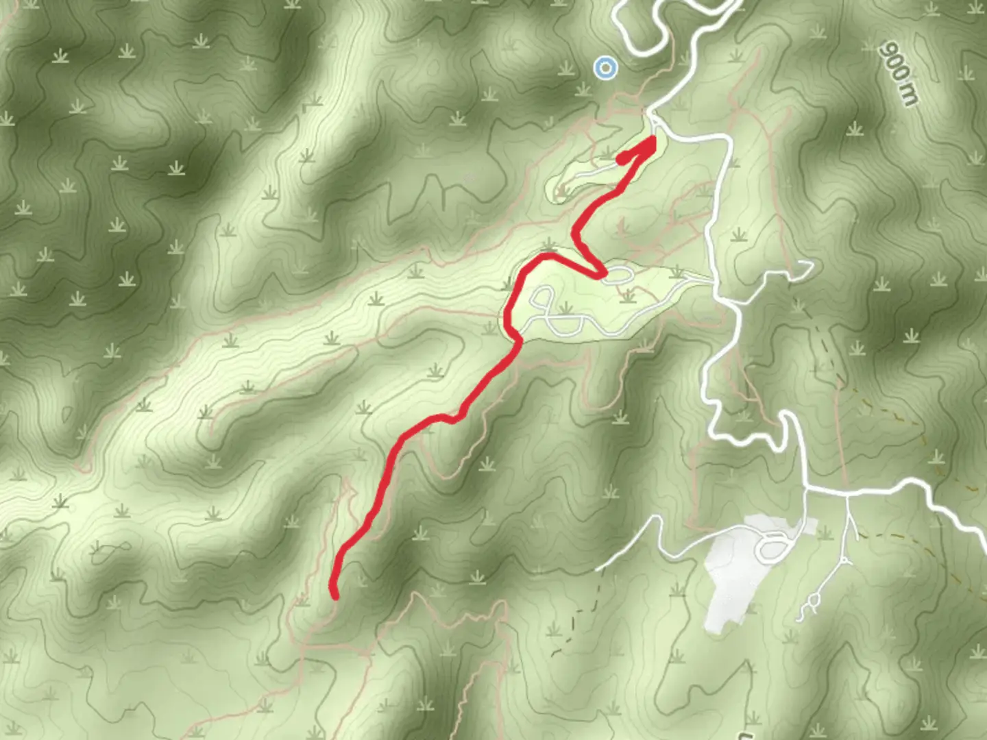 An image depicting the trail Blue Jay Campground and San Juan Trail and its surrounding area.