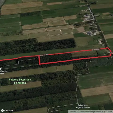 Groenekade Loop via Bolgerijen Blauw