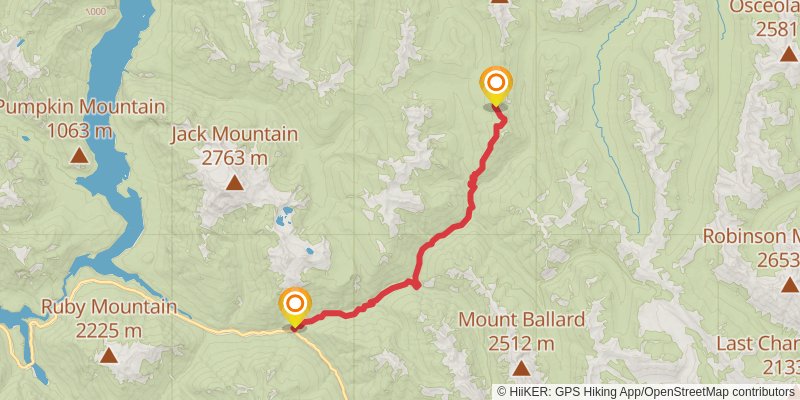 Chancellor Trail stage 4 Map