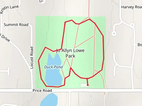 Duck Pond and Jo Allyn Lowe Park LoopLoop
