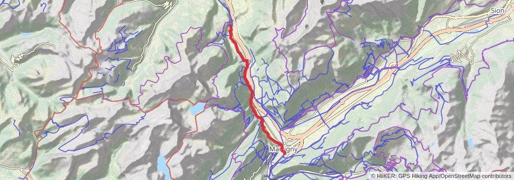 Via Francigena stage 61 Map