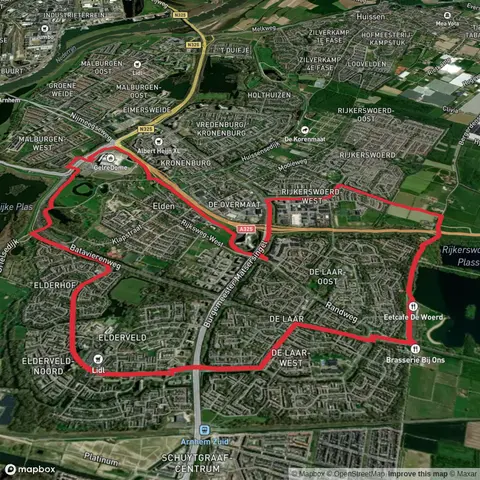 Holland Weg, Hoefijzerpad and Rijkerswoerdse Plassen Loop