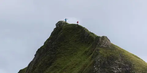 An image depicting the trail Chrome Hill from Buxton and its surrounding area.