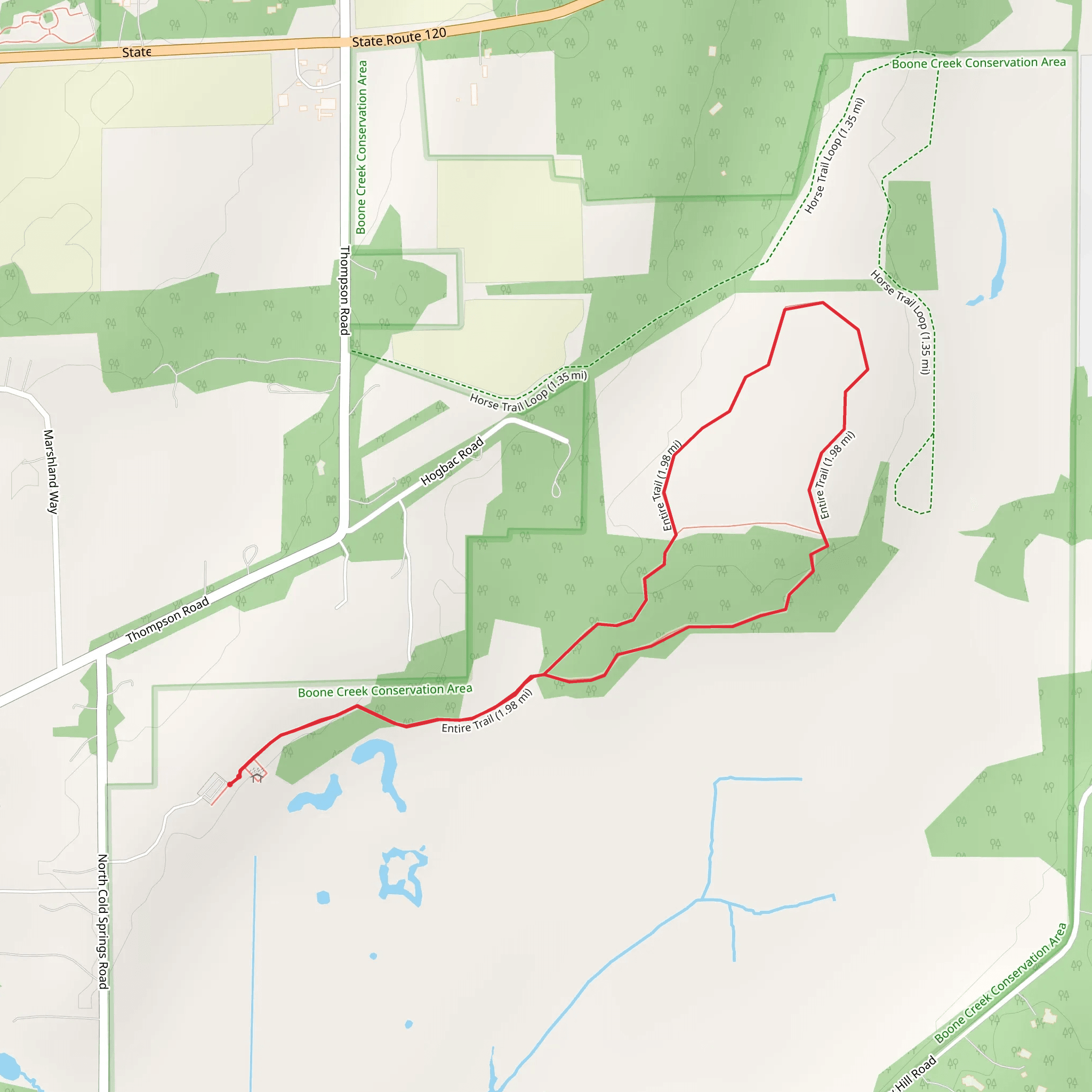 Entire Trail Loop mobile static map