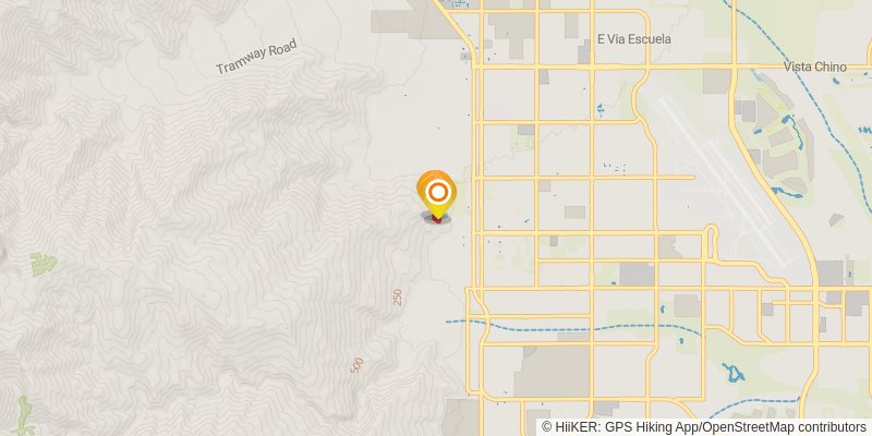 Cactus to Clouds Trail alt 1 Map