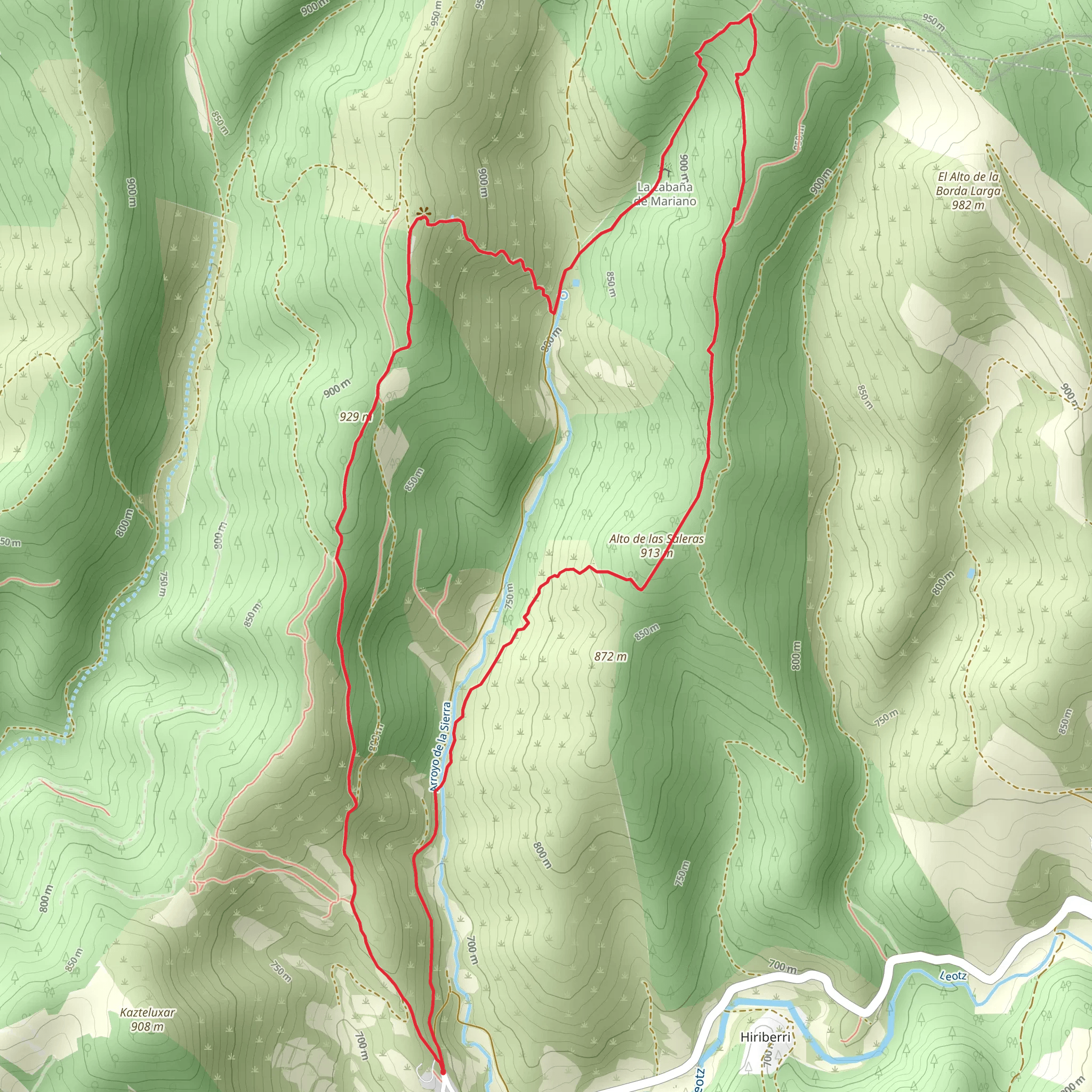 Iturrixikin - Monte de Arriba PR NA 194 mobile static map