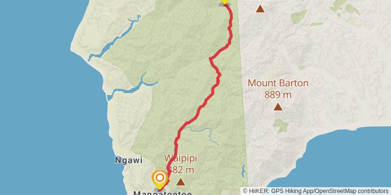 Aorangi Crossing stage 2 Map