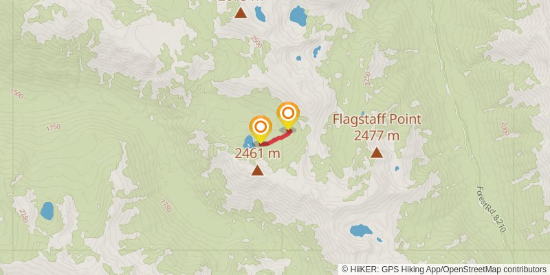 Lostine - Minam Loop spur 4 Map
