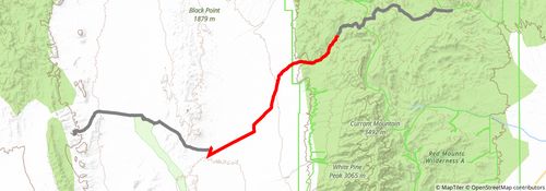 American Discovery Trail South Route stage 340 Map
