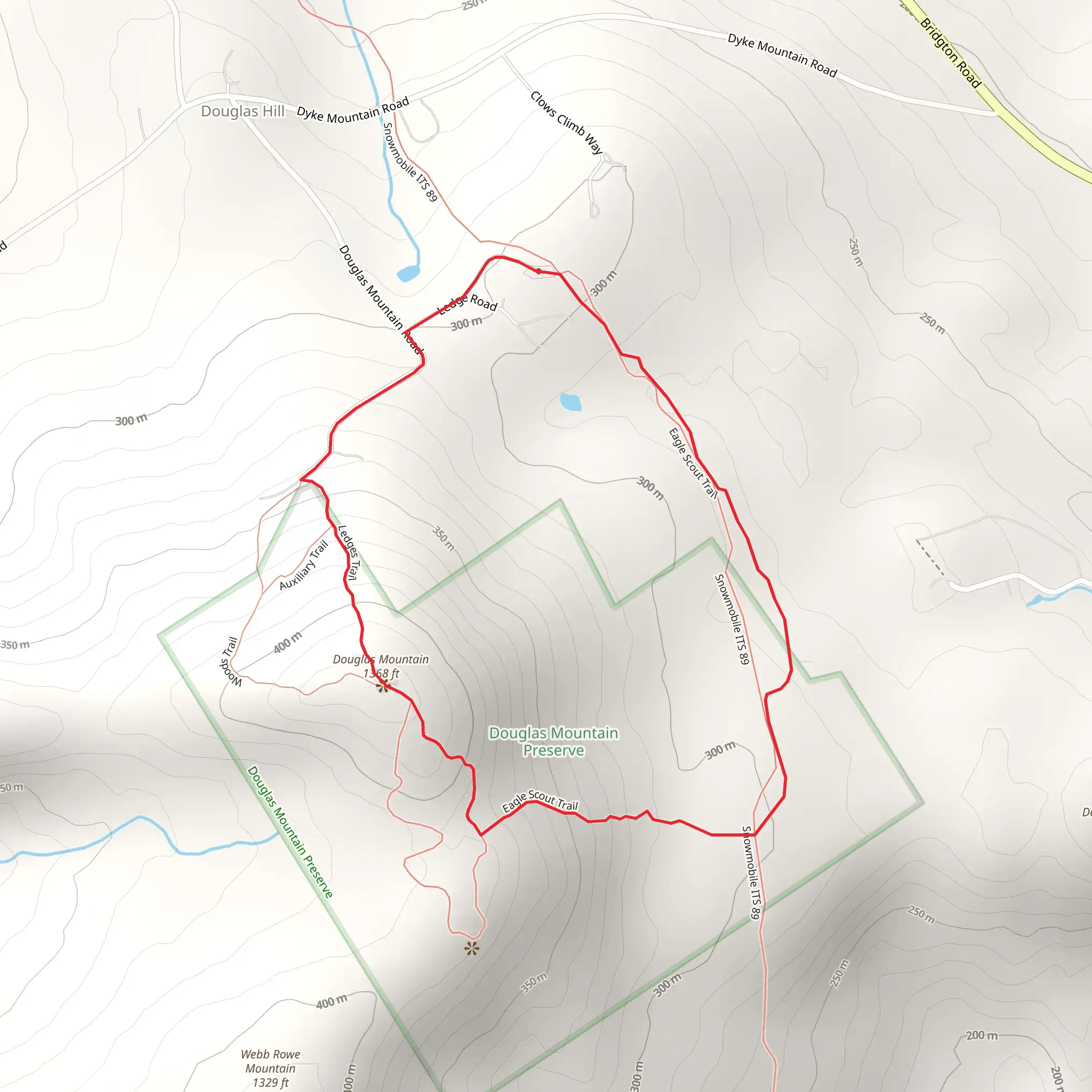Decker Mountain Road Loop mobile static map