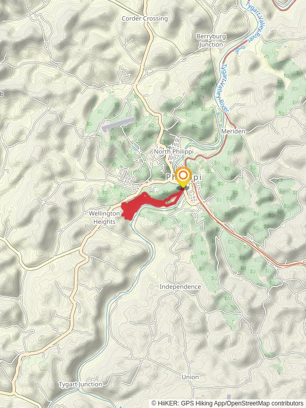 WVMBA Race Loop mobile static map