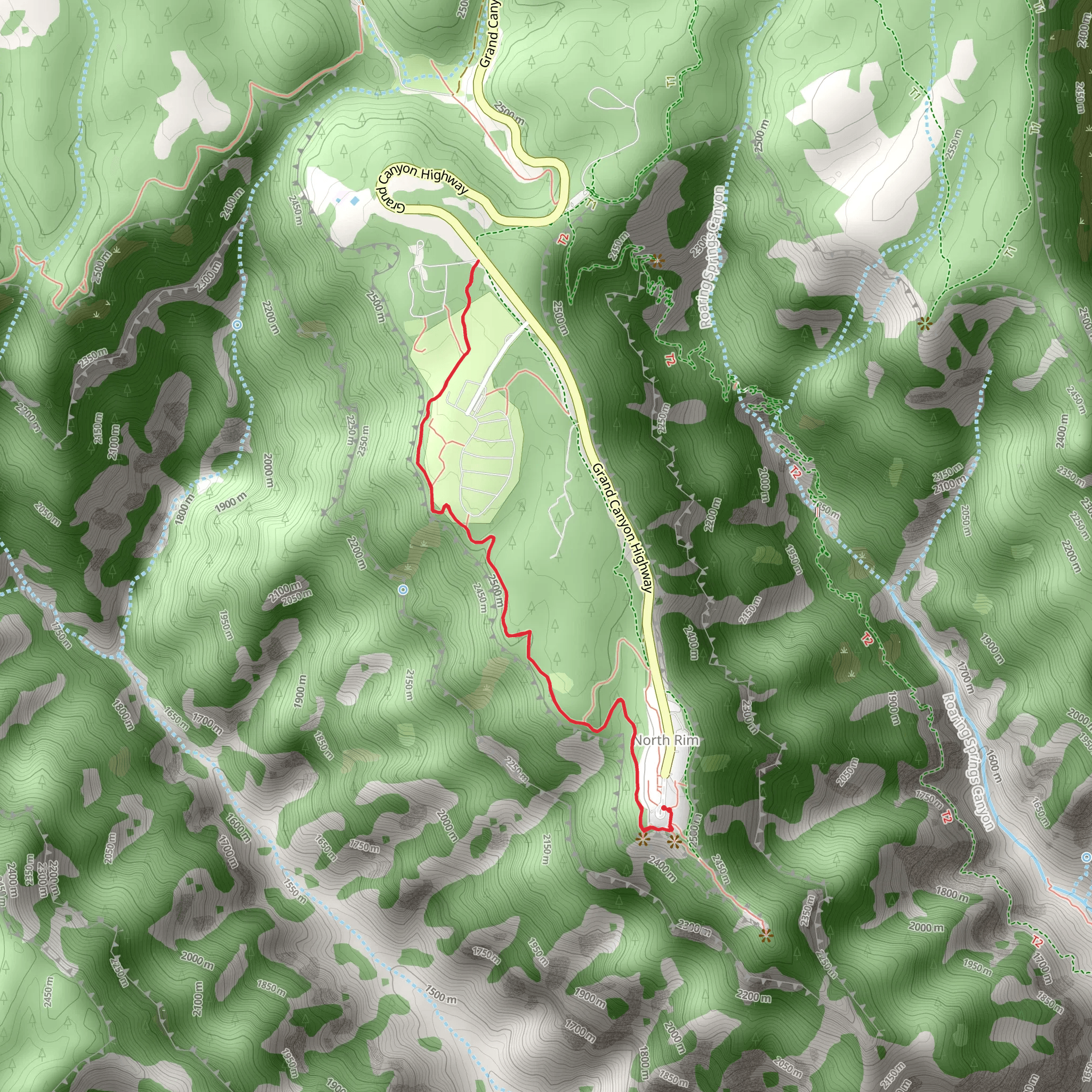Transept Trail mobile static map