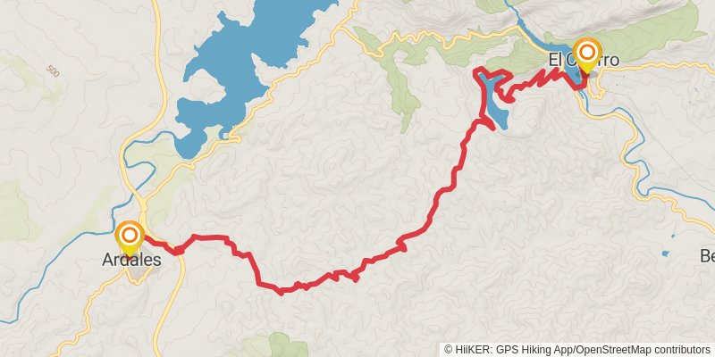 Gran Senda De Malaga stage 22 Map