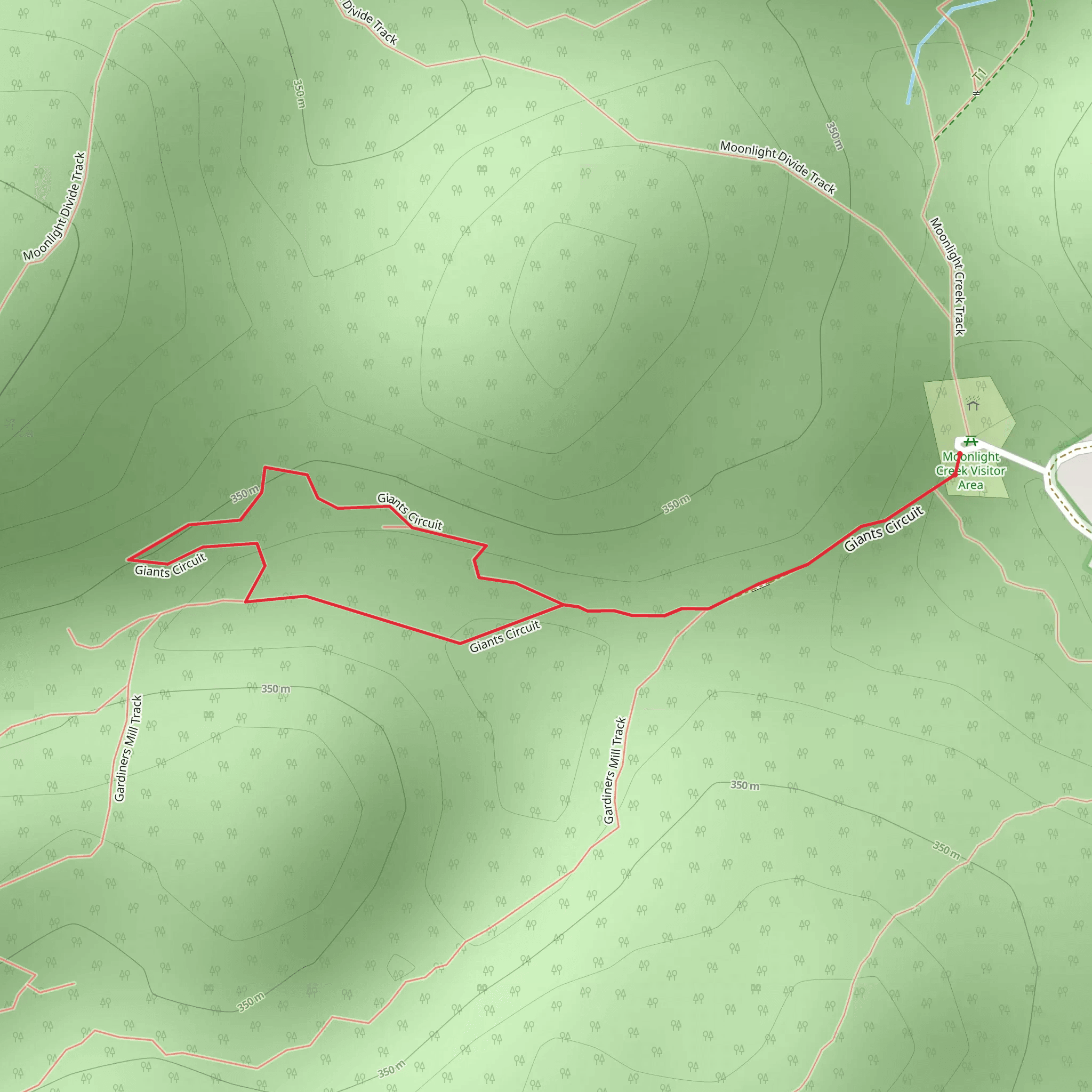 Mount Worth Giants Circuit mobile static map