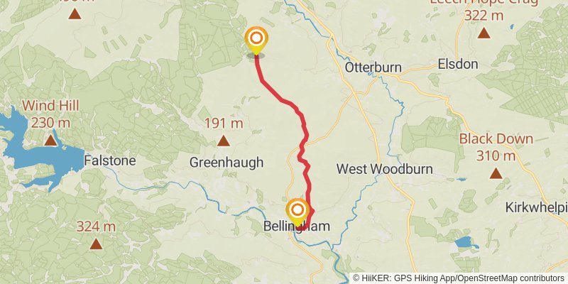 St Wilfrid's Way stage 3 Map