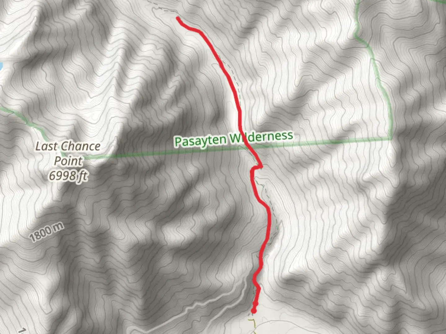 An image depicting the trail Beauty Creek Falls Trail and its surrounding area.