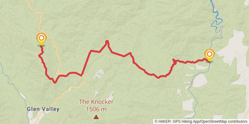 Australian Alps Walking Track stage 21 Map