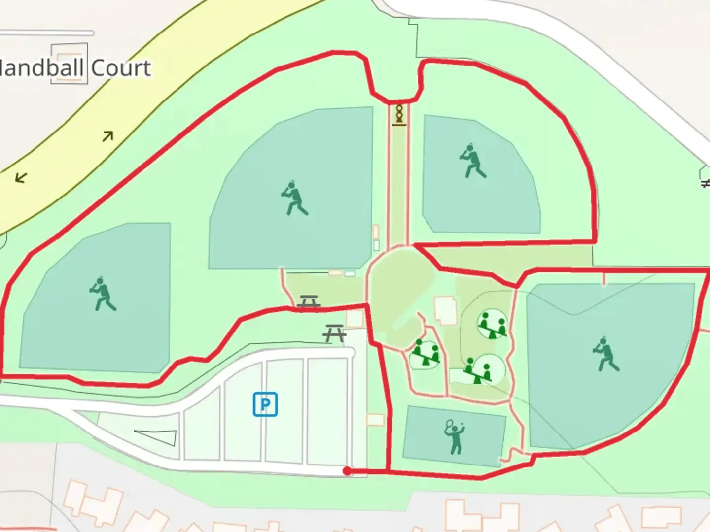 An image depicting the trail Ragle Park Loop and its surrounding area.