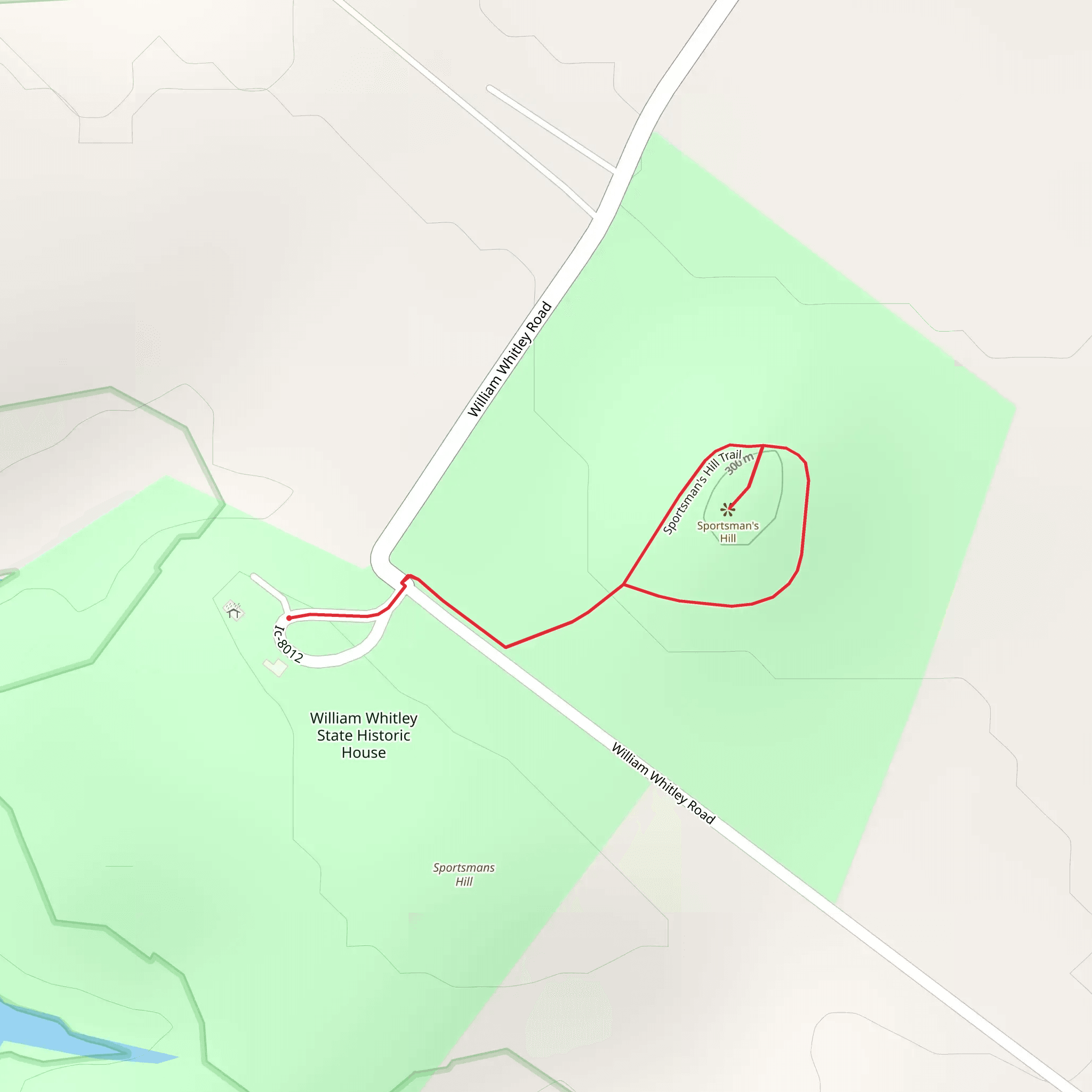 Sportsman's Hill Loop mobile static map