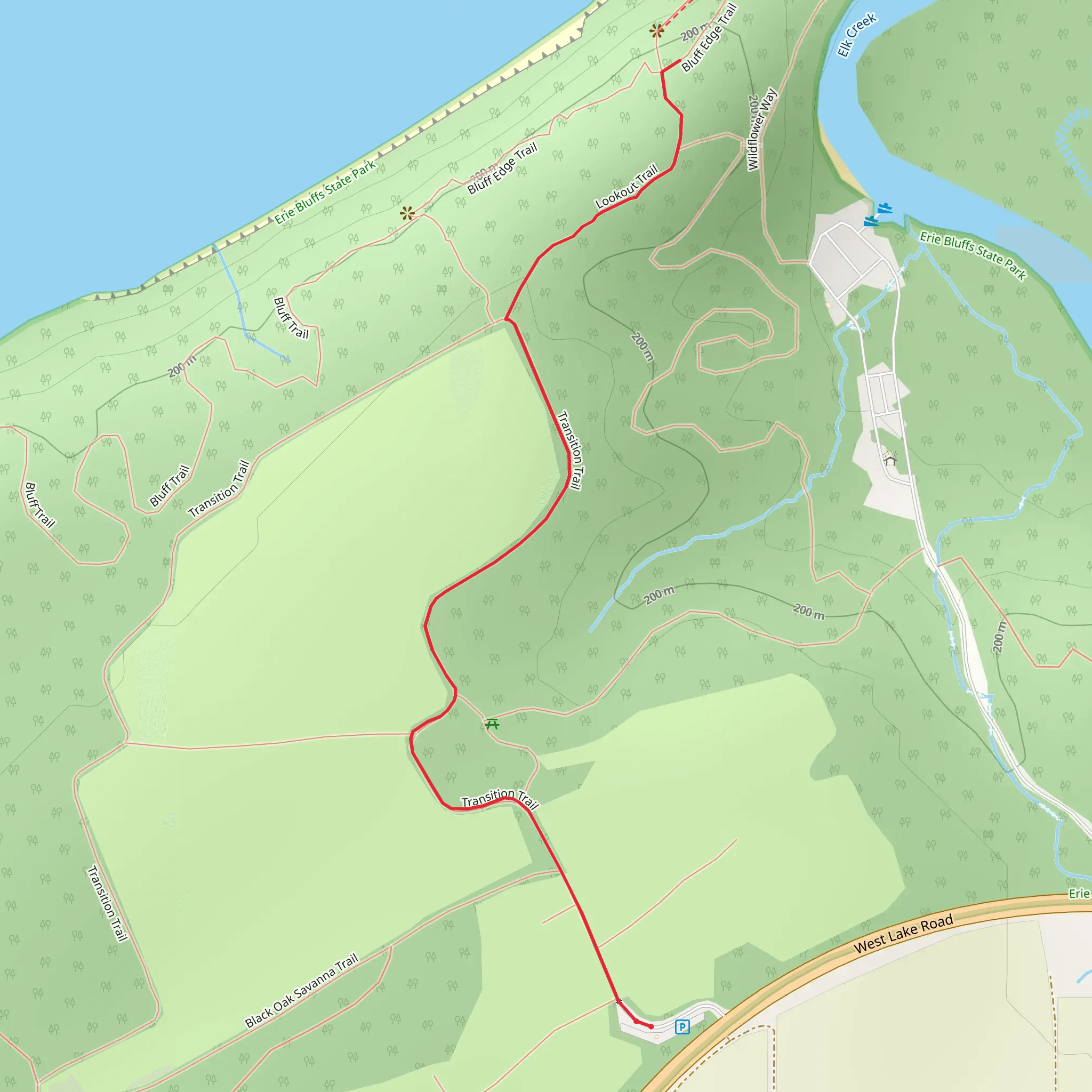 Transition Trail mobile static map