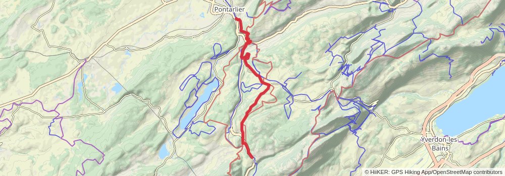 Via Francigena stage 53 Map