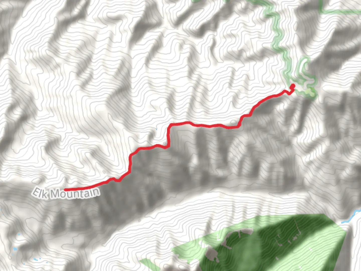 An image depicting the trail Obstruction Point-Deer Park Trail - Short and its surrounding area.