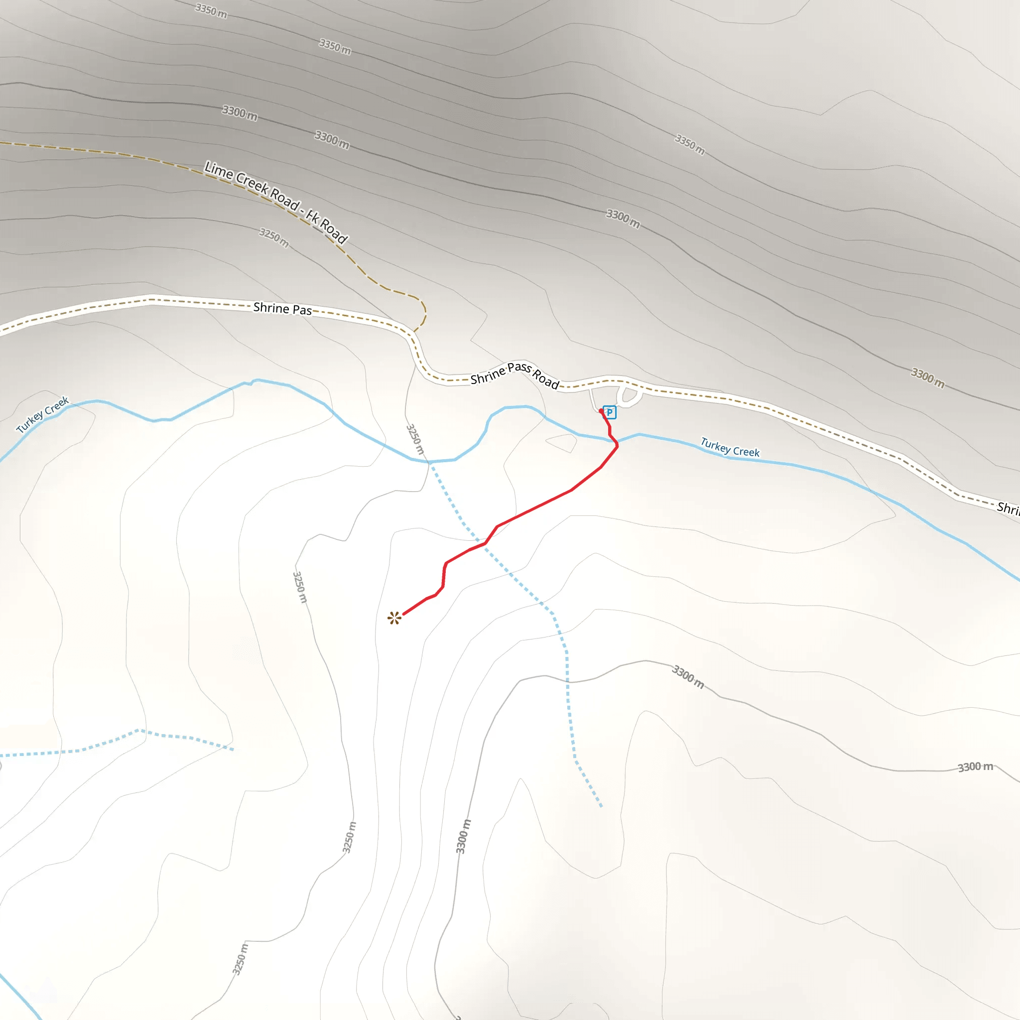 Mount Holy Cross Overlook mobile static map