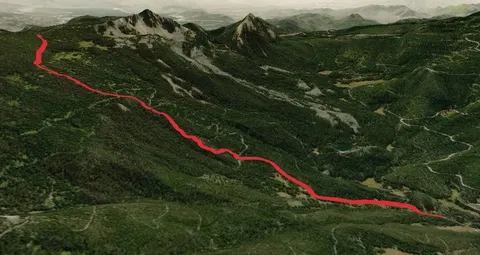 An image depicting the trail Wolverine Bypass Trail and its surrounding area.