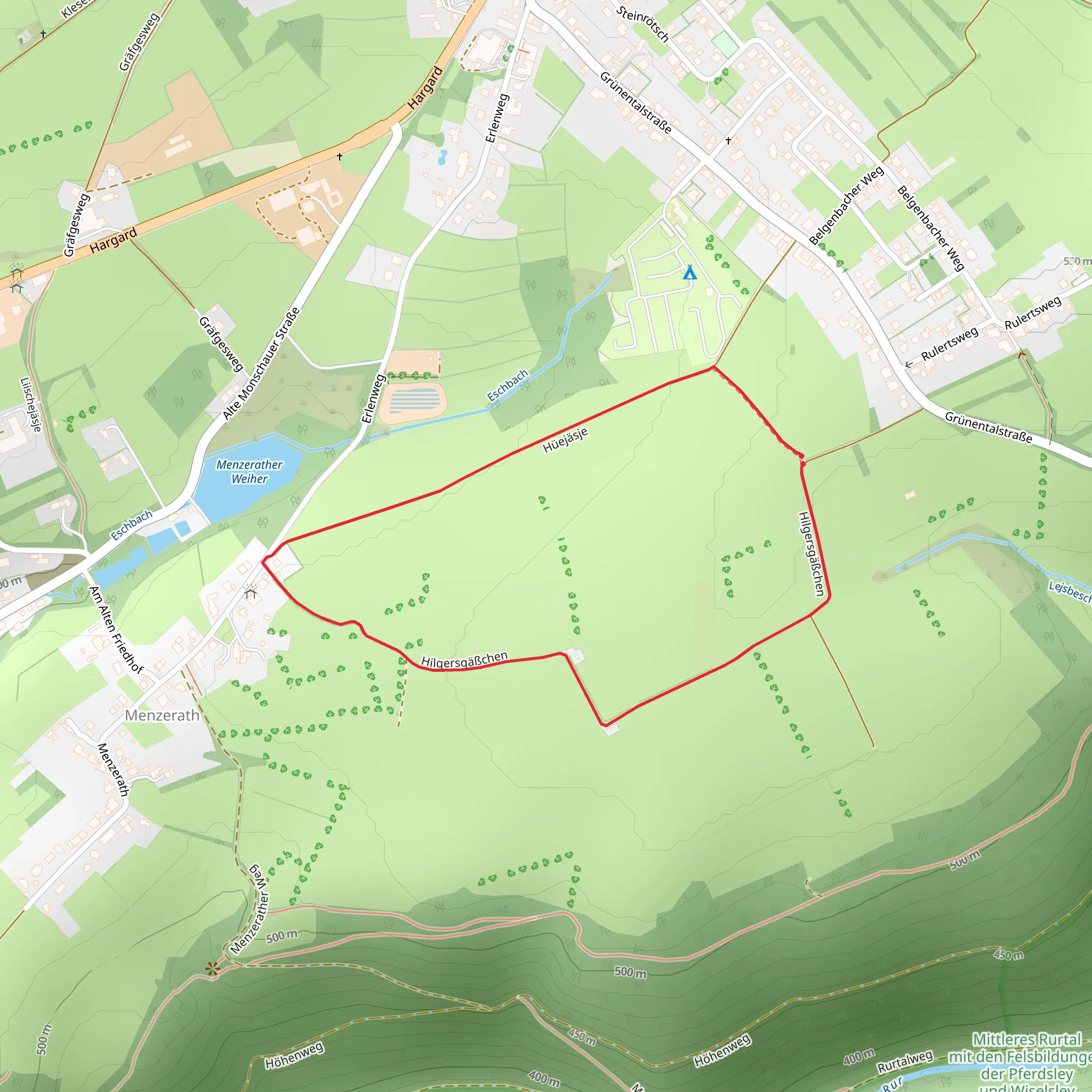 Auf der Höhe Loop mobile static map