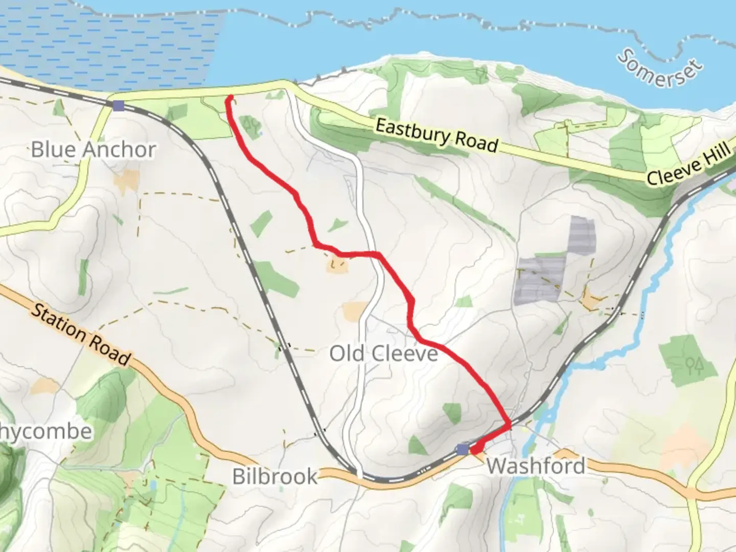 An image depicting the trail Monks Path and its surrounding area.