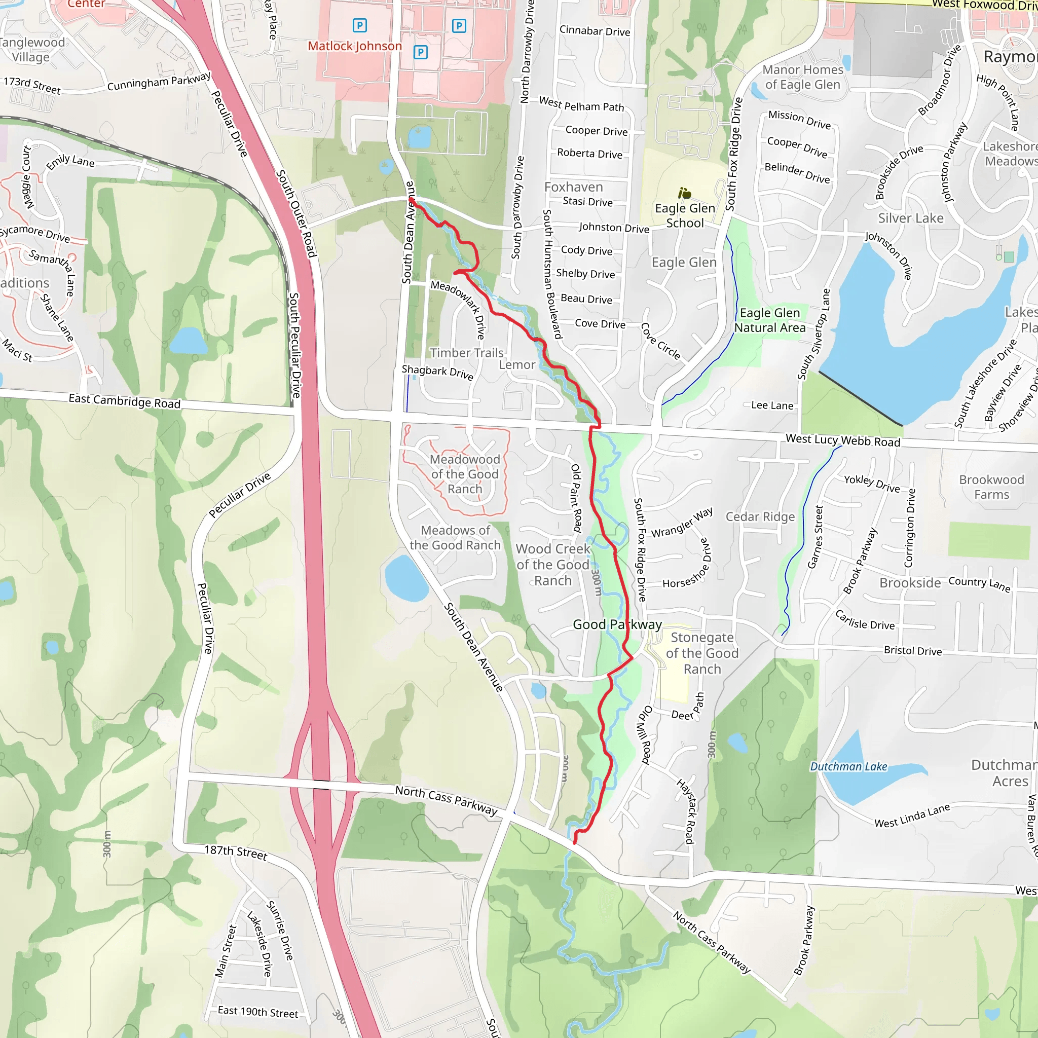 Good Parkway Walk mobile static map