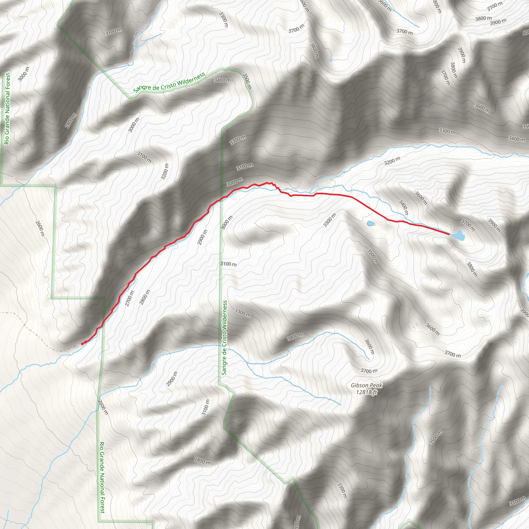 Elaine Trail mobile static map