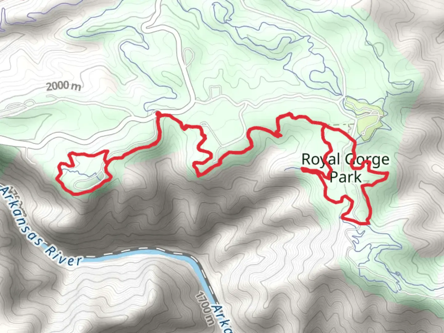 An image depicting the trail Overlook Loop - Cañon Vista - Canyon Rim Trail and its surrounding area.
