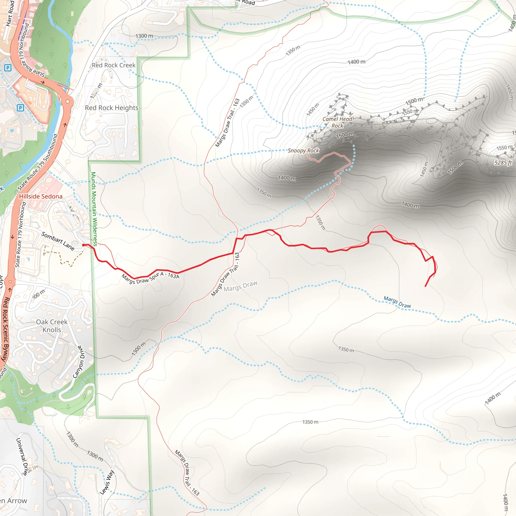 Margs Draw Spur A mobile static map